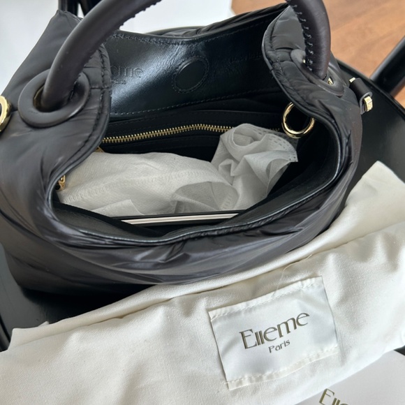 $445 NWT Elleme Baozi Puffer Bag In Black Nylon Shoulder Strap Shopbop RARE - Picture 7 of 13